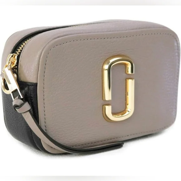 NWT Marc Jacobs THE SOFTSHOT 17 Camera Shoulder Bag Cement Multi - Picture 3 of 12